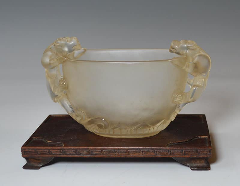 Chinese Antique rock crystal libation cupSOLD