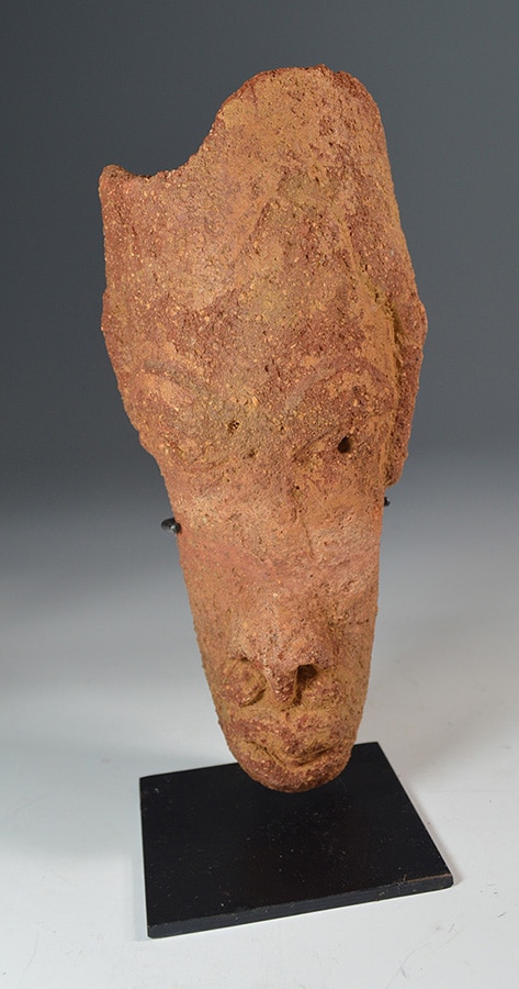 Ancient African Tribal Nok Terracotta Head SOLD Tribalartantiques
