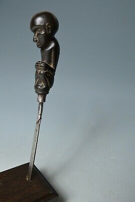 Fine Indonesian Tribal Batak carved lime spatula-SOLD - Image 3