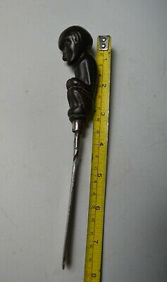Fine Indonesian Tribal Batak carved lime spatula-SOLD - Image 4