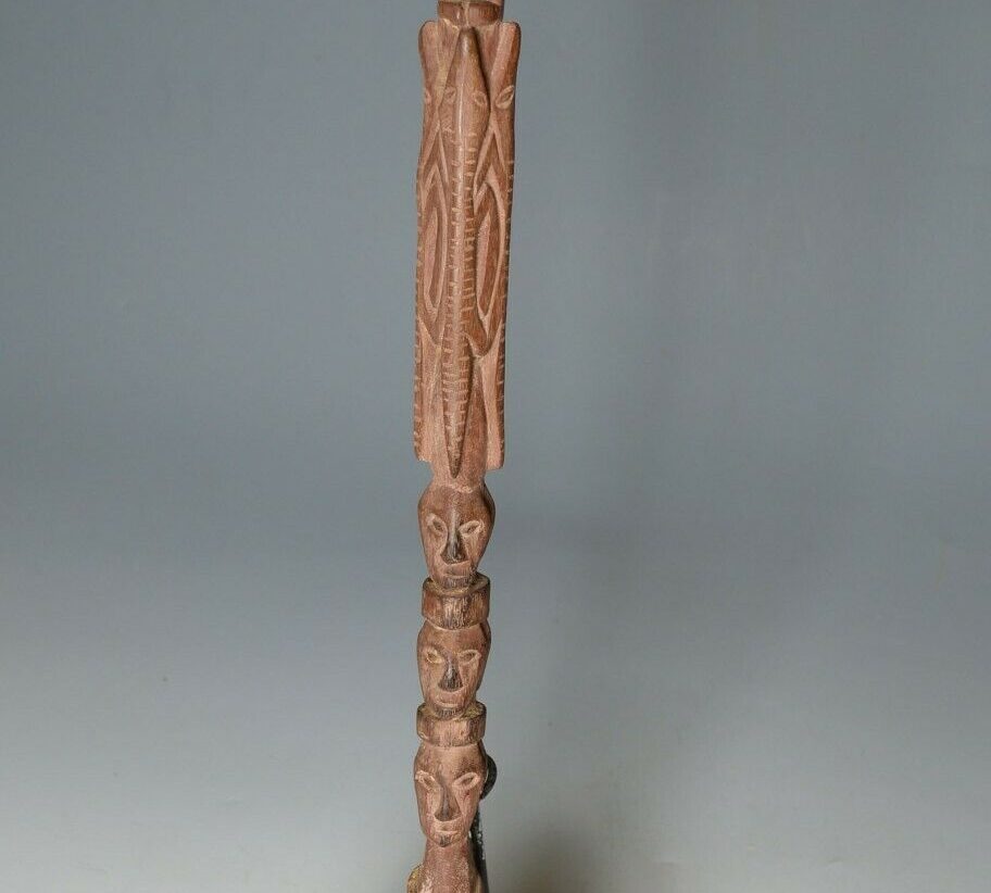 Rare carved Tribal ladle Papua new guinea Manam   Oceanic Polynesian Australian-SOLD