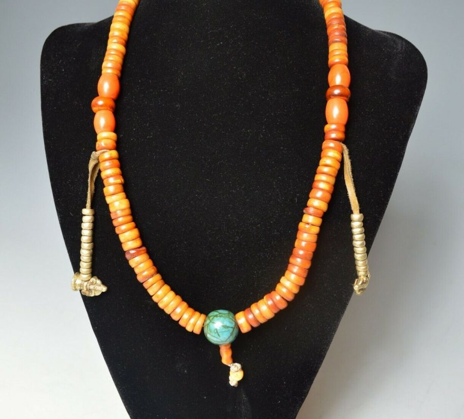 Nice Vintage Himalayan Tibetan Buddhist necklace-SOLD