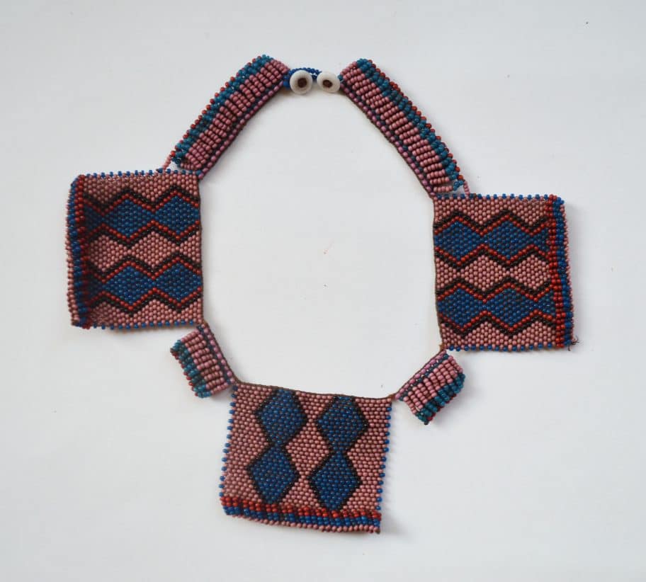 Good old Zulu bead work necklace South Africa SOLD