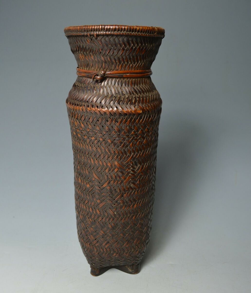 Elegant vintage South east Asian Tribal Basket antiques Hmong