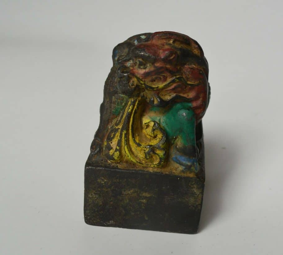 Good old Chinese bronze lion seal Ming dynasty  C16th Century Sold