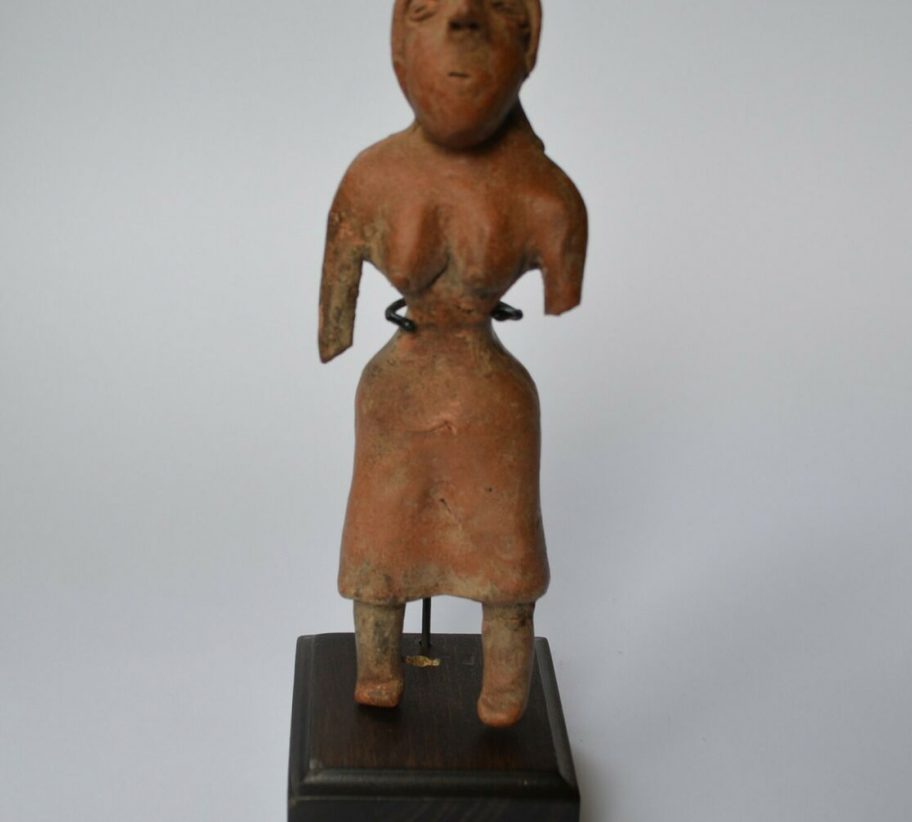 Pre Columbian Colima female figure Ancient Mexico C 200 BC - 400 AD-SOLD