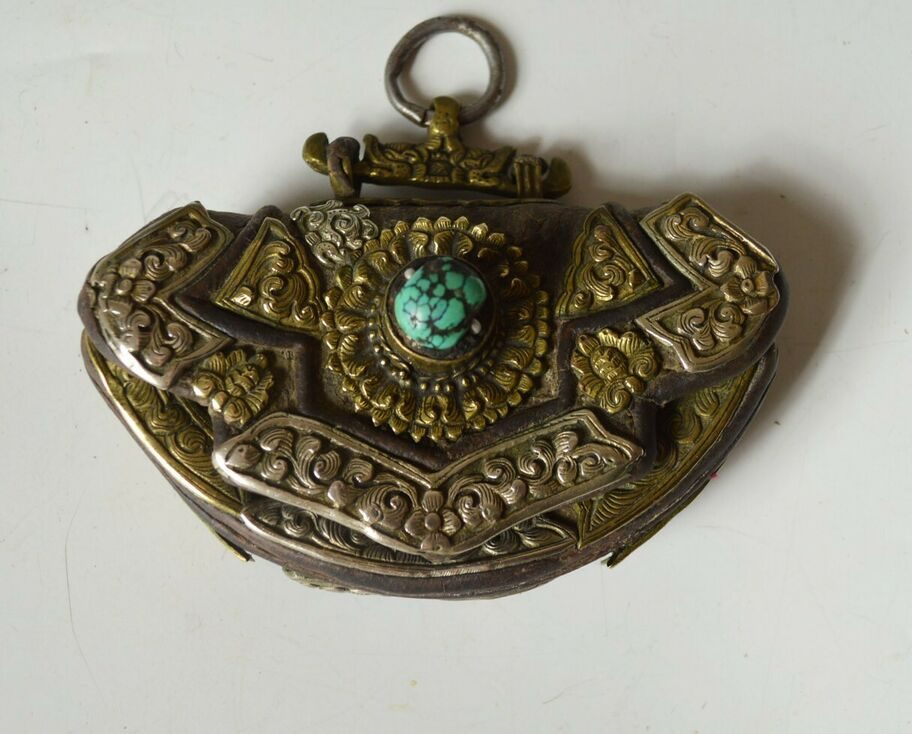 Good Antique Tibetan tinder pouch Tibet antiques-SOLD
