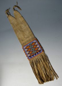 blackfoot pipe bag Native American