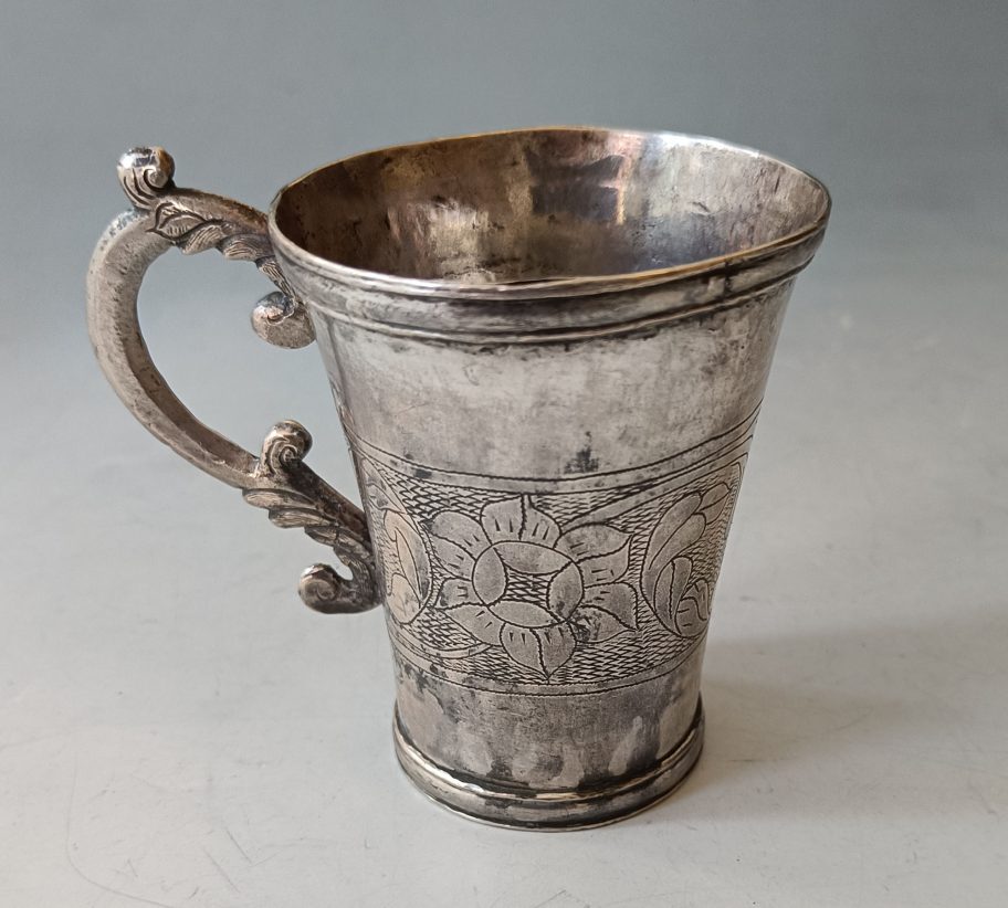 colonial silver cup Peru Bolivia