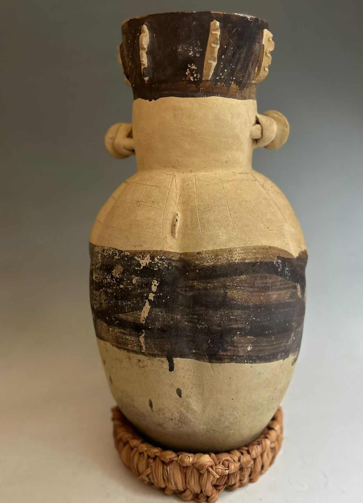 Chancay Large Anthropomorphic Urn Vessel Pre Columbian - Image 3