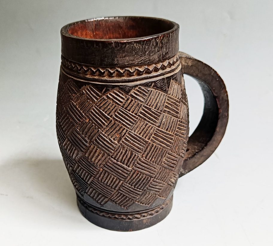 African tribal Art Kuba  Cup Congo