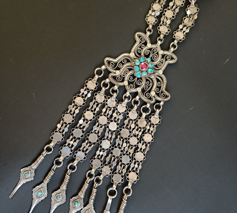 Tibetan Ladakhi Chab-Chab Chap-Chap Grooming Chatelaine Asian Jewellery